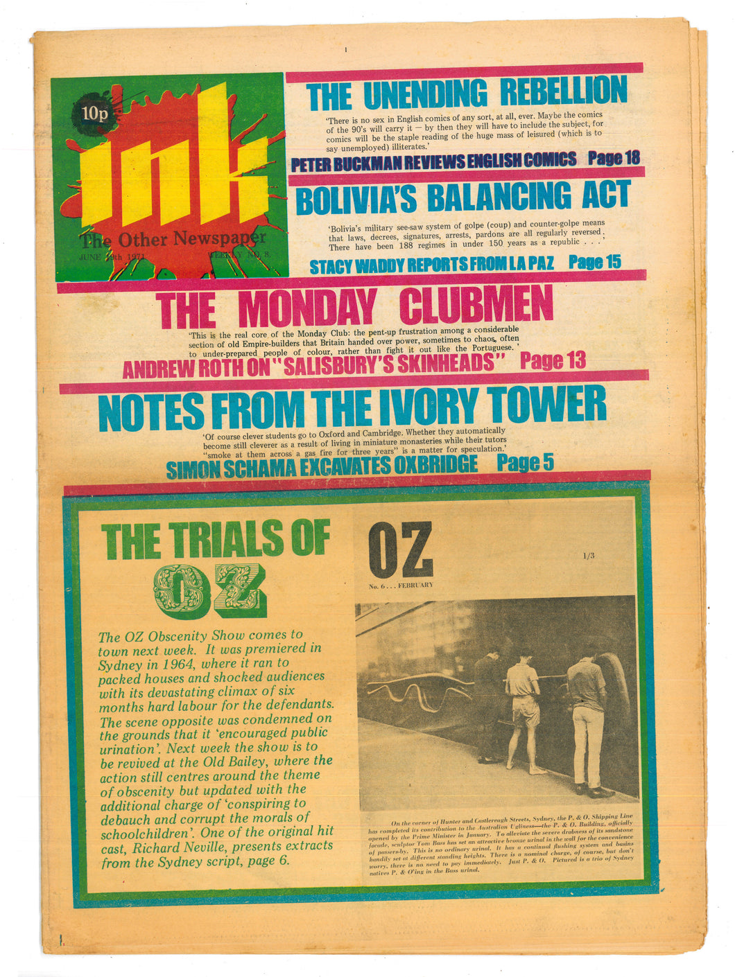 Ink No 8 June 19 1971