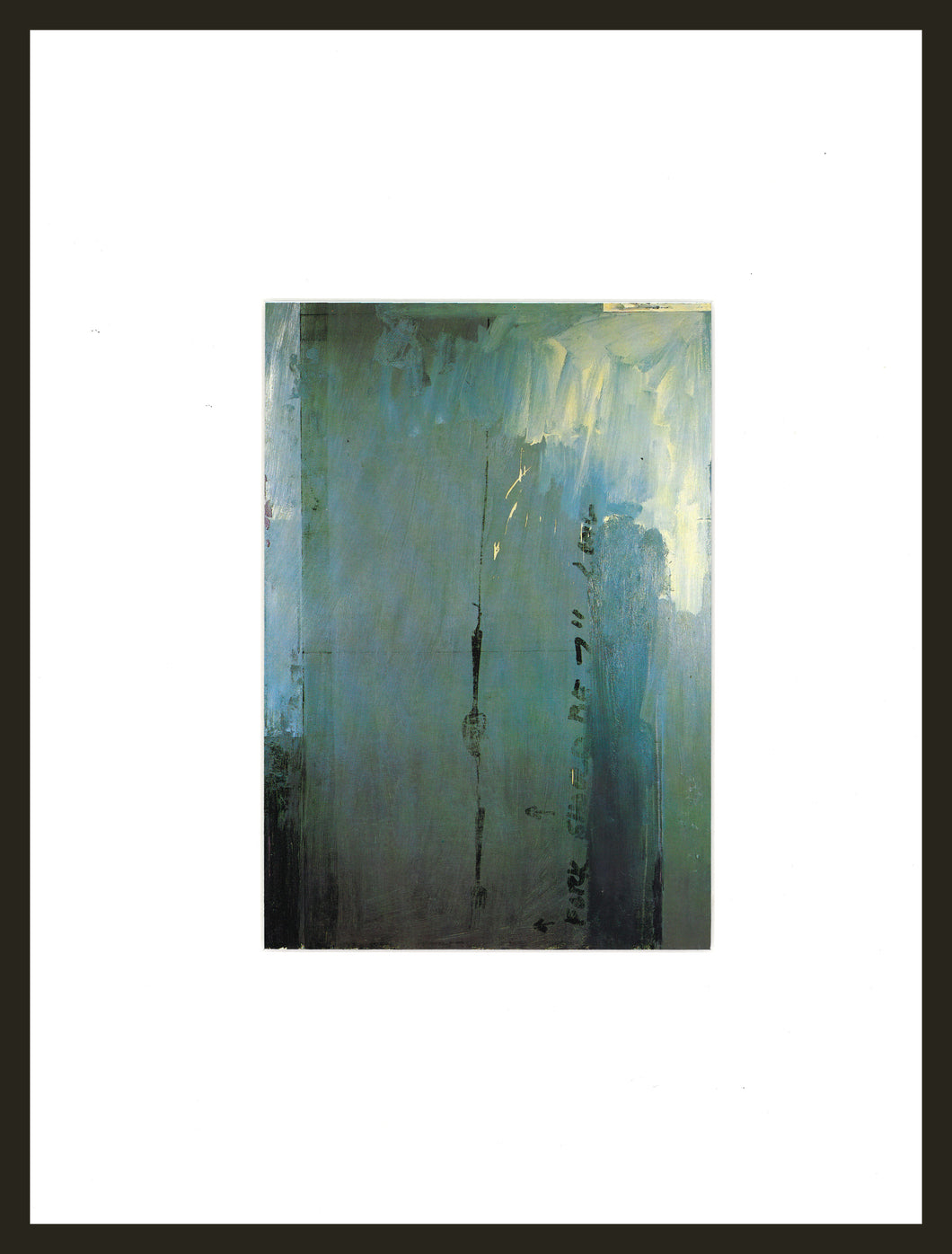 Jasper Johns The Andy Warhol Collection Window Mounted Tear sheet