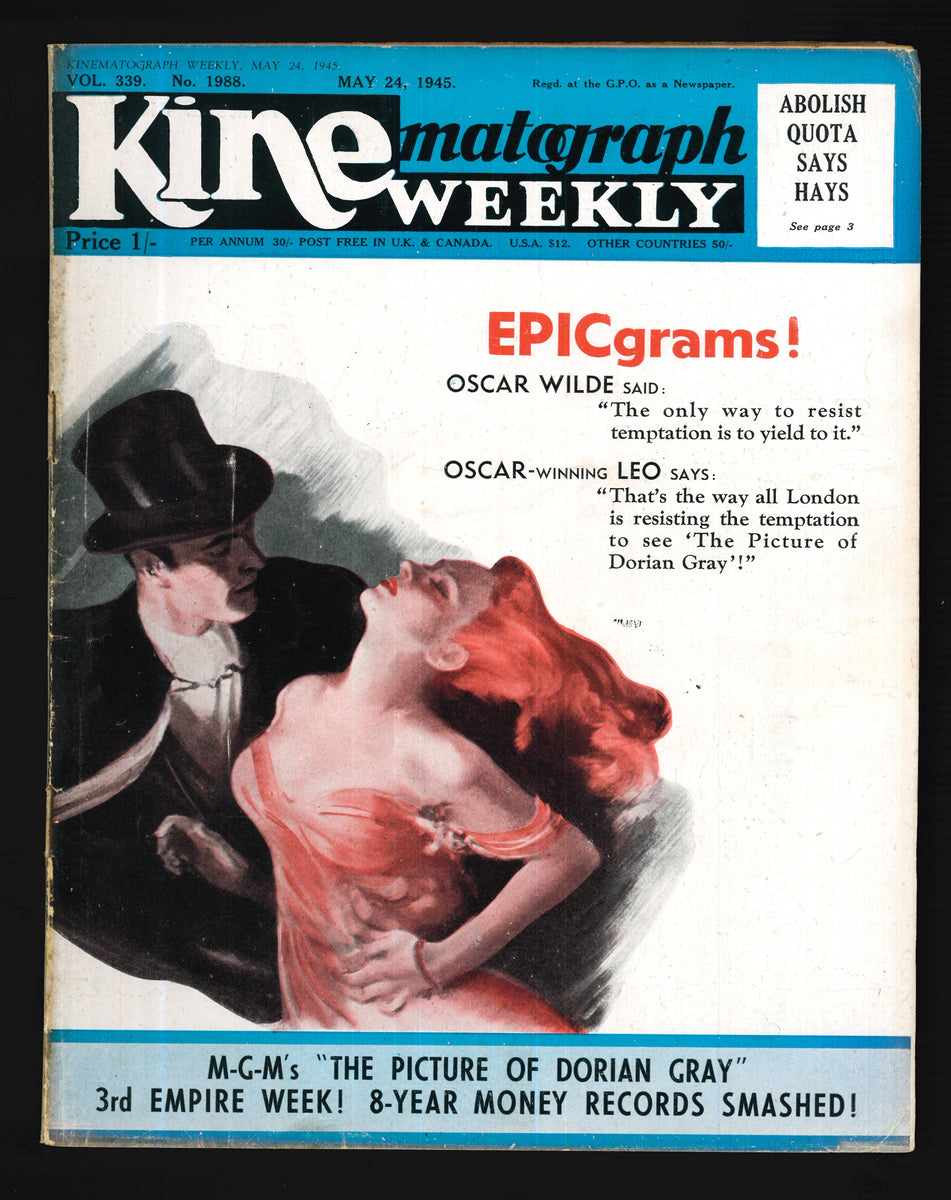 Kine Weekly No.1988 May 24 1945 – Vintage Magazine Company