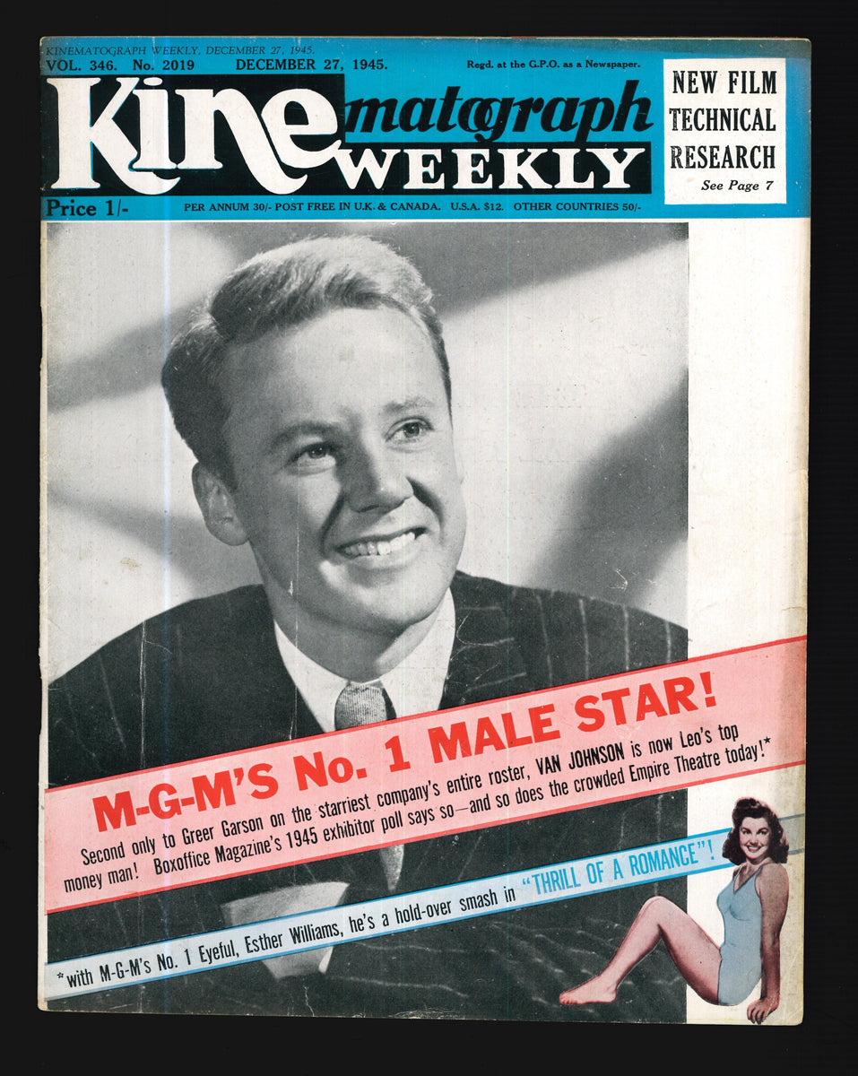 Kine Weekly No.2019 Dec 27 1945 – Vintage Magazine Company