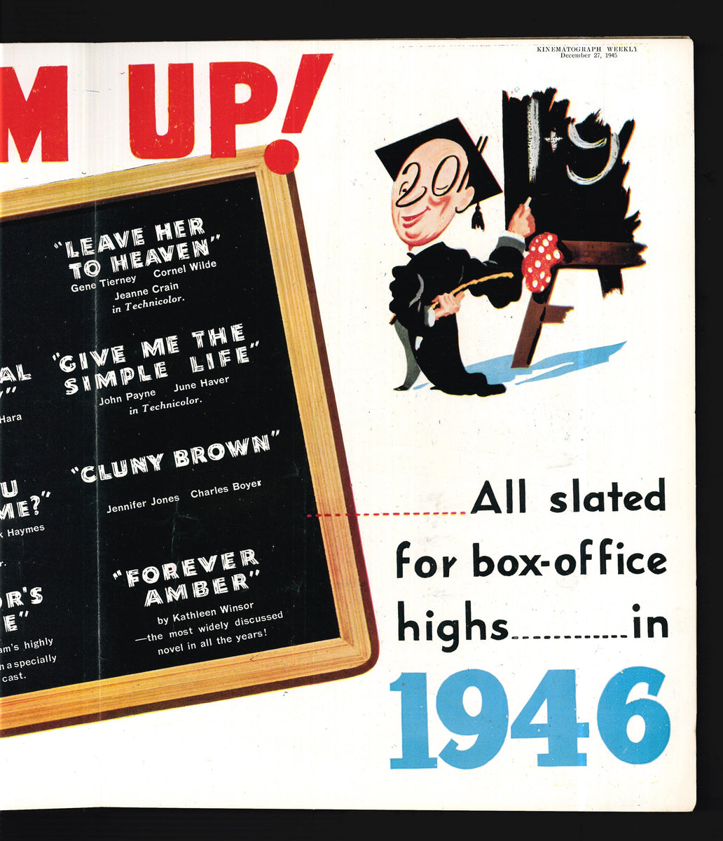 Kine Weekly No.2019 Dec 27 1945 – Vintage Magazine Company