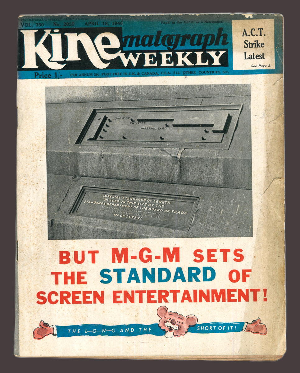 Kine Weekly No.2035 Apr 18 1946 – Vintage Magazine Company