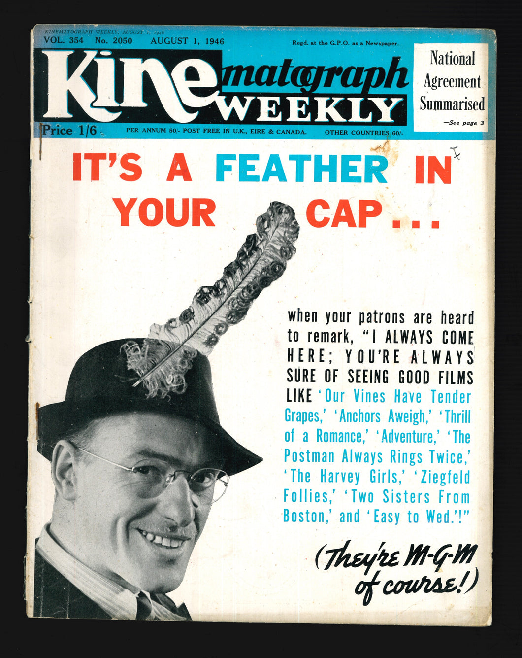 Kine Weekly No.2050 Aug 1 1946