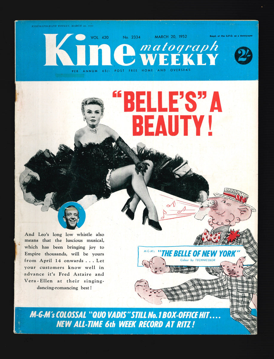 Kine Weekly No.2334 Mar 20 1952 – Vintage Magazine Company