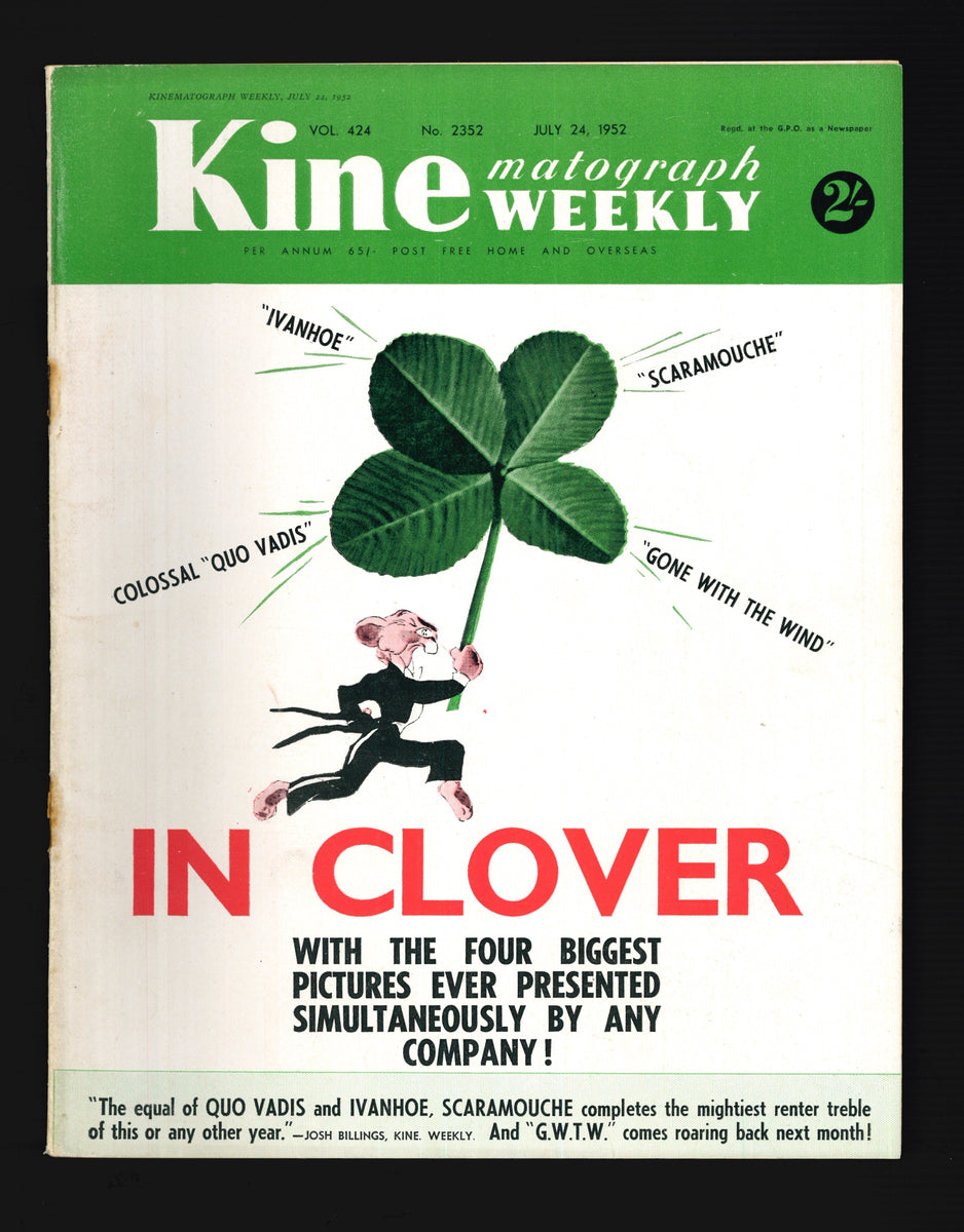 Kine Weekly No.2352 July 24 1952 – Vintage Magazine Company