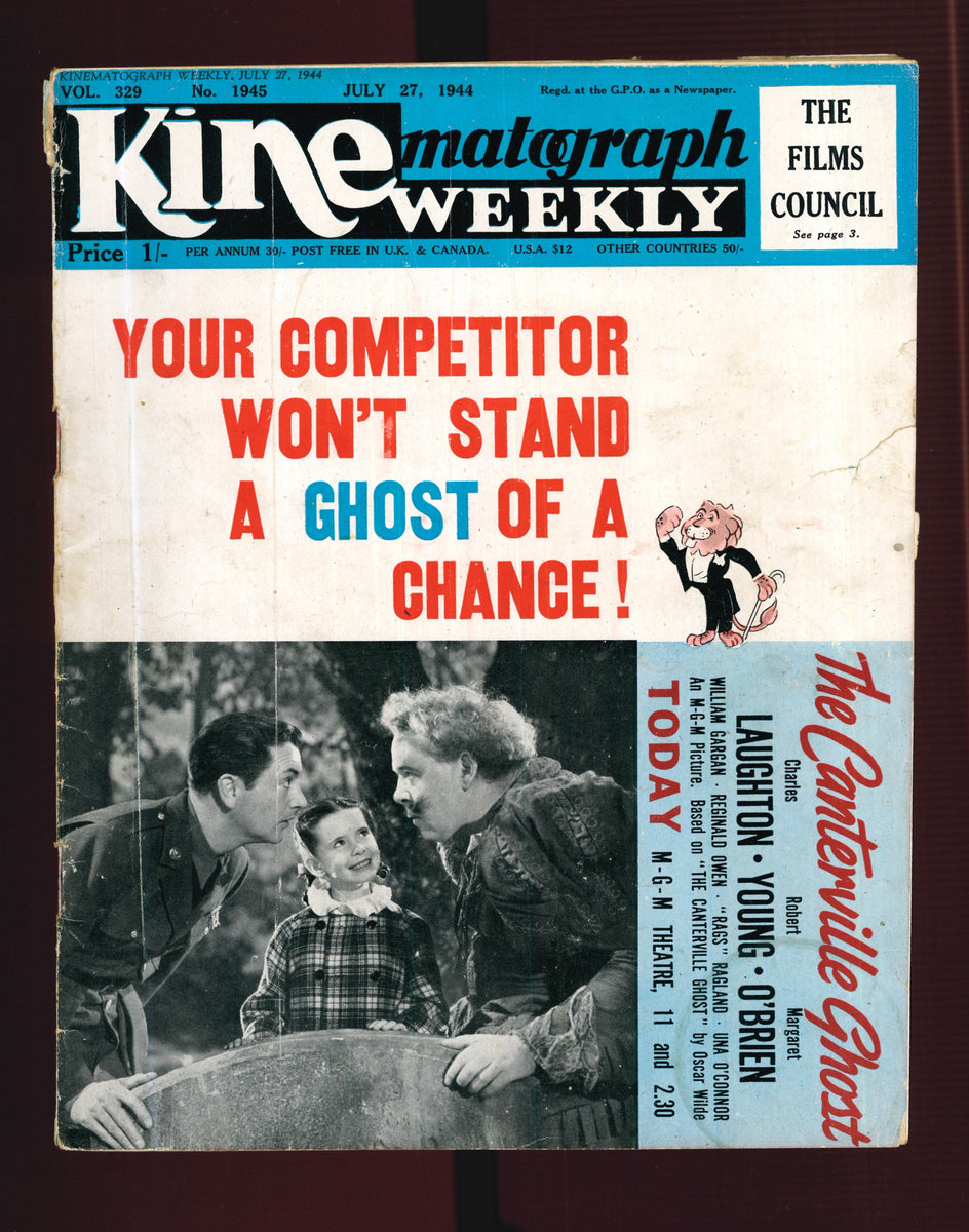 Kine Weekly No 1945 July 27 1944 – Vintage Magazine Company