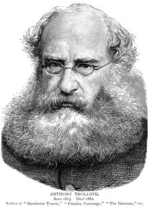 Anthony Trollope Etching Art Print