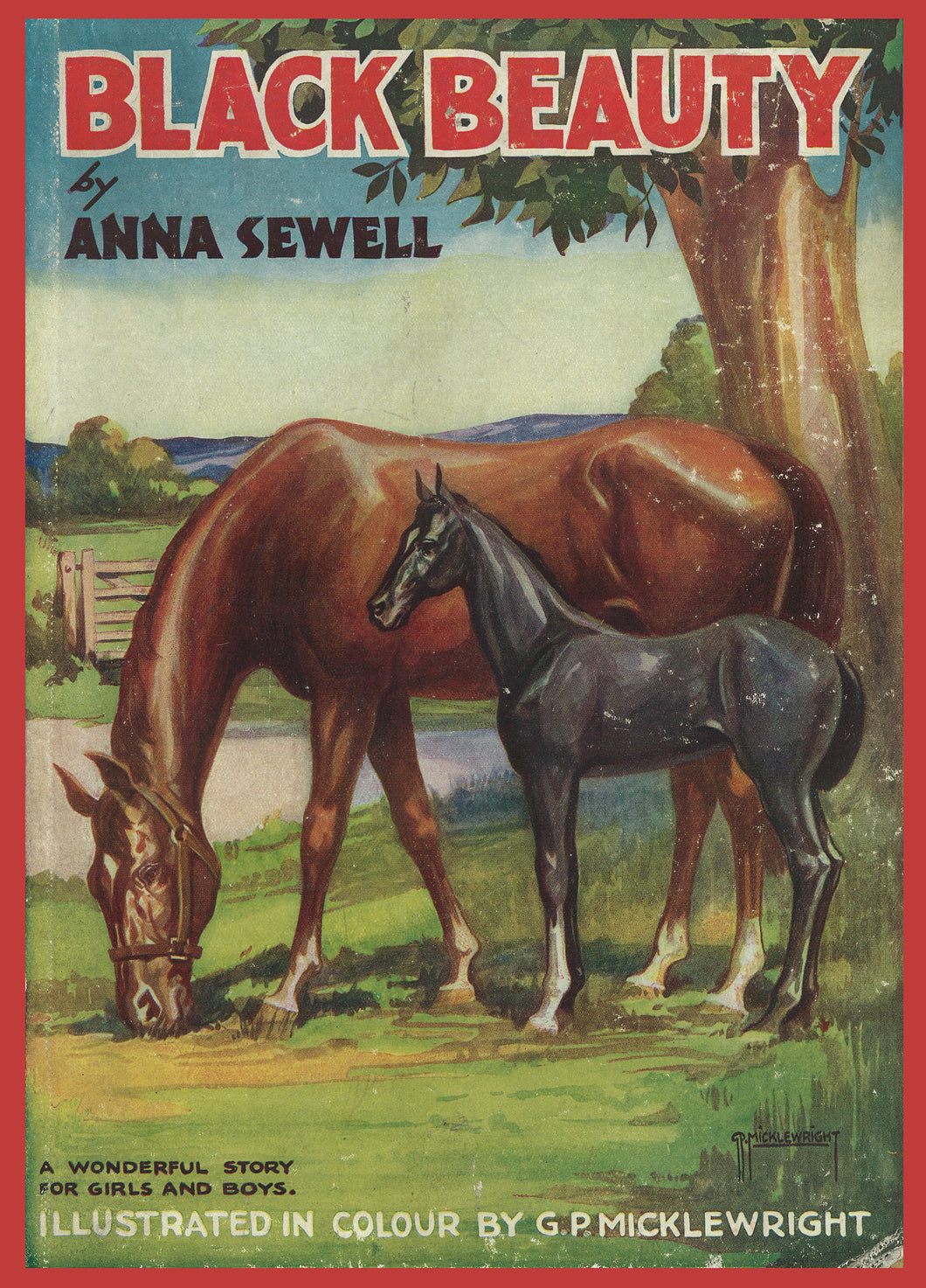 Black Beauty by Anna Sewell Art Print