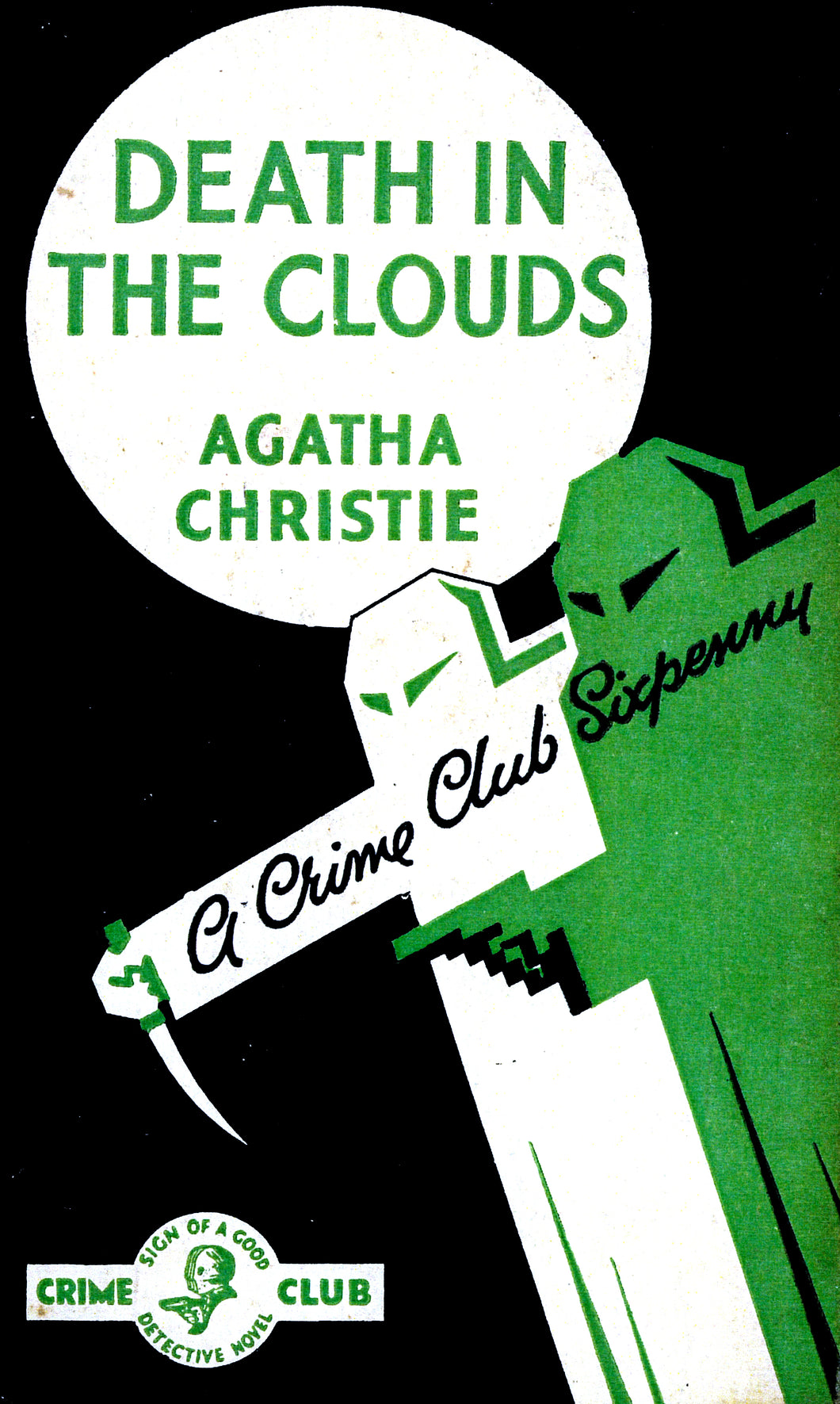 Death in the Clouds Agatha Christie Art Print