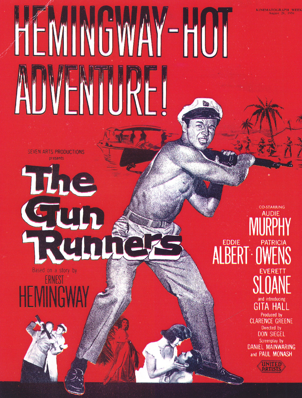 Ernest Hemingways The Gun Runners Art Print