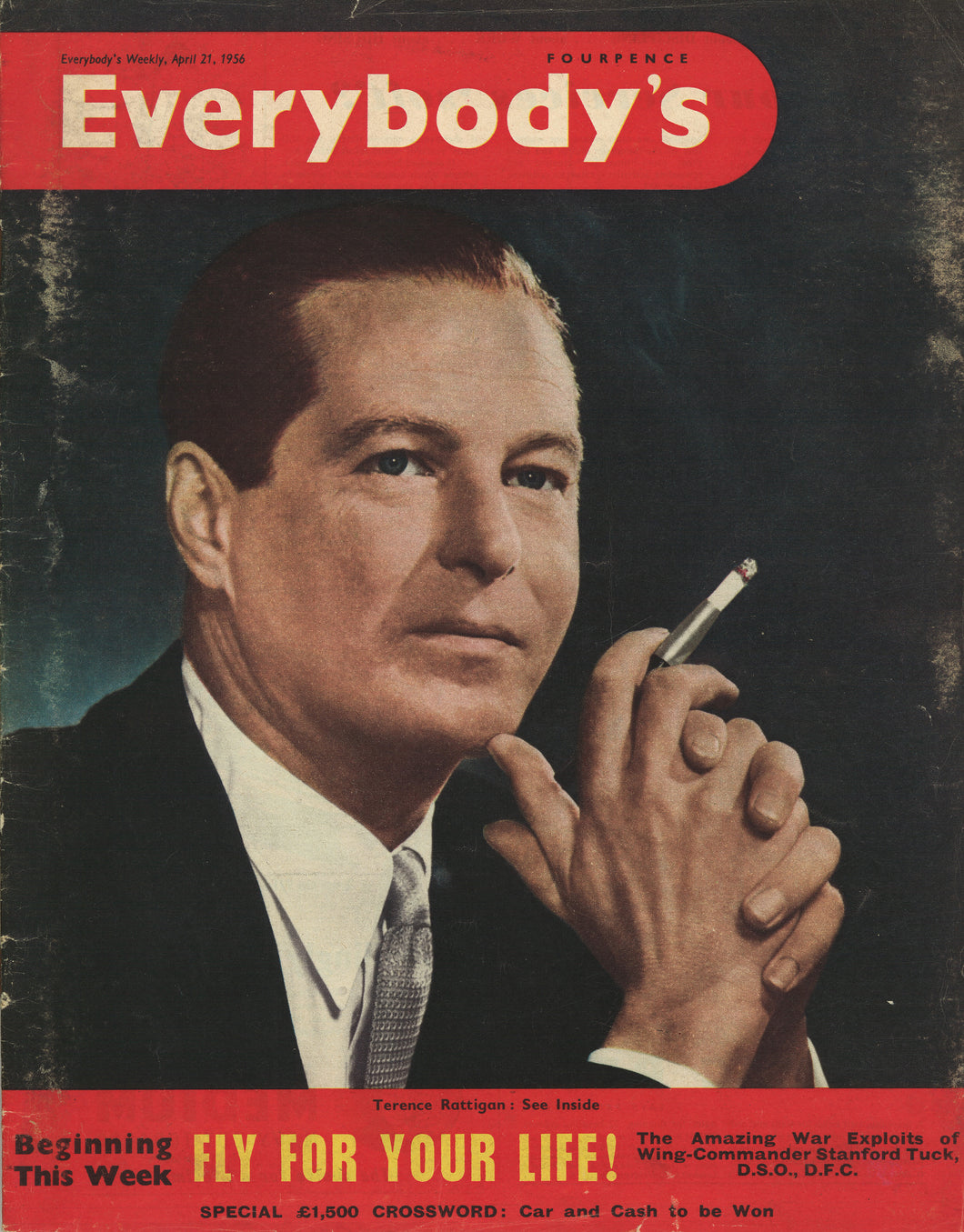 Everybodys April 21 1956 (Terence Rattigan) Art Print