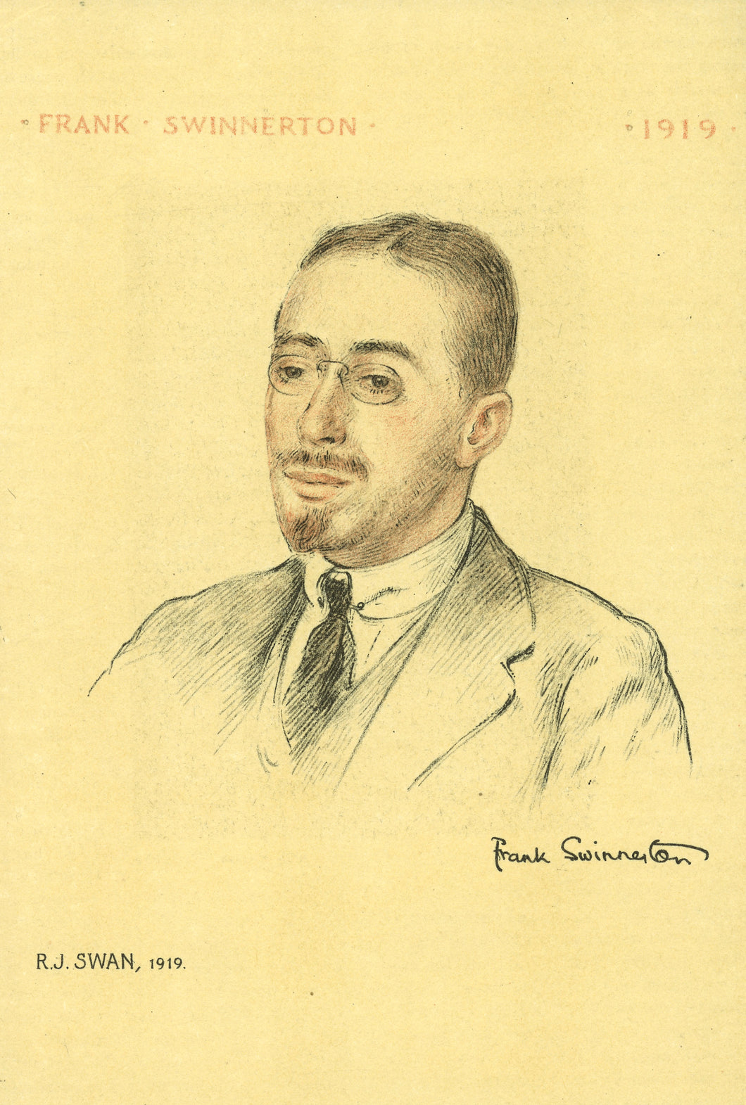 Frank Swinnerton 1919 Art Print
