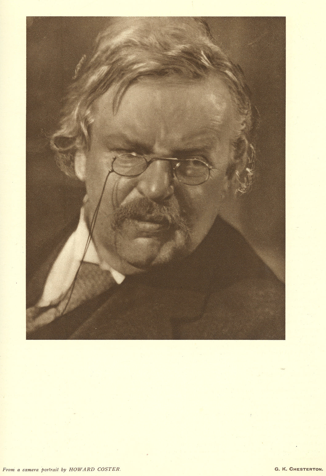 G K Chesterton Art Print