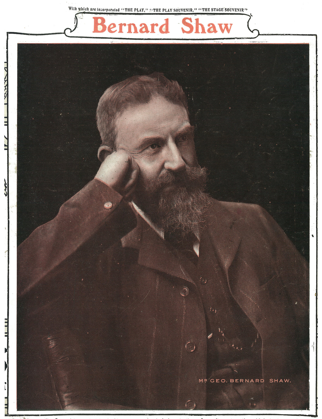 George Bernard Shaw (Photo Art Print