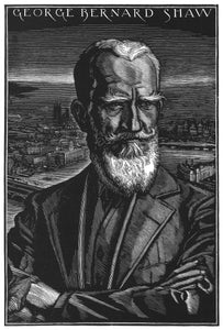 George Bernard Shaw Etch Art Print