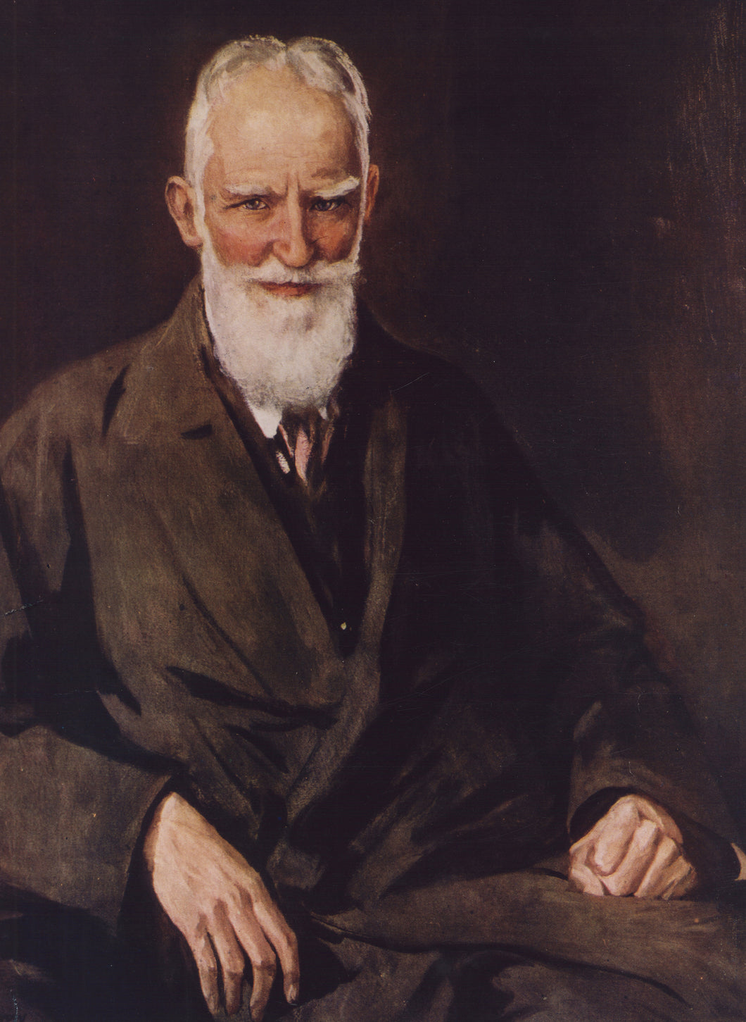 George Bernard Shaw Painting Art Print