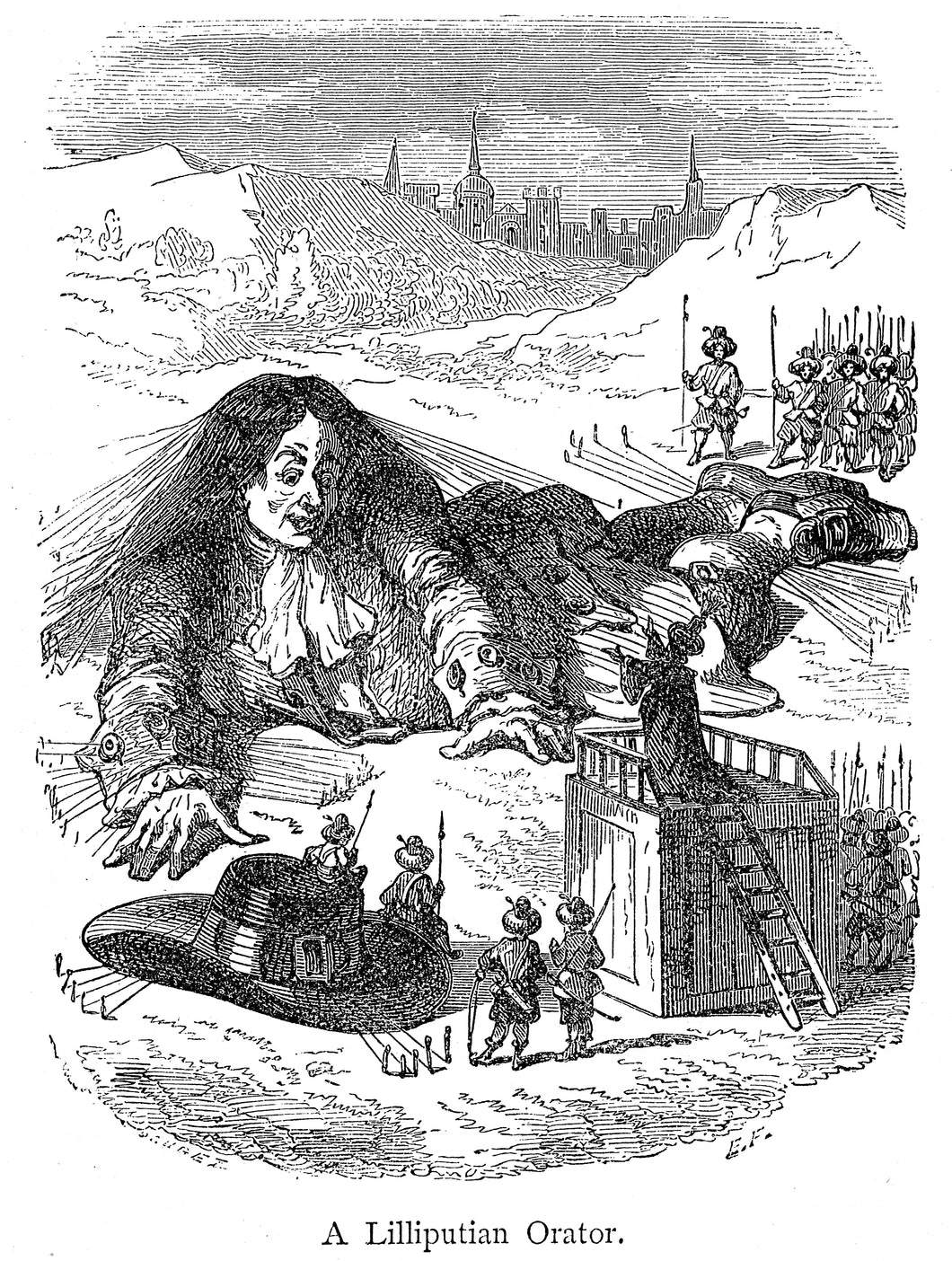 Gullivers Travels 04 Art Print