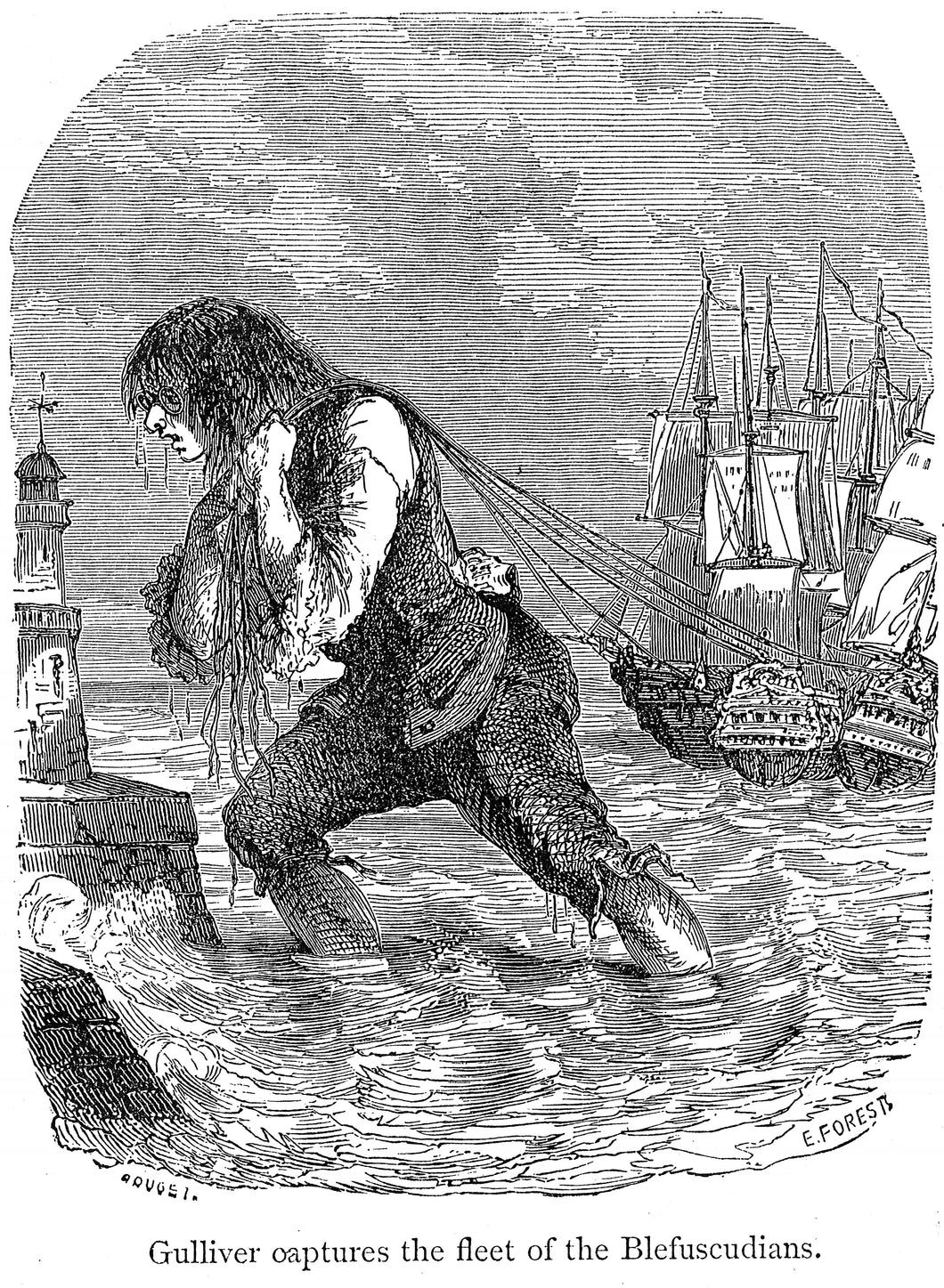 Gullivers Travels 05 Art Print