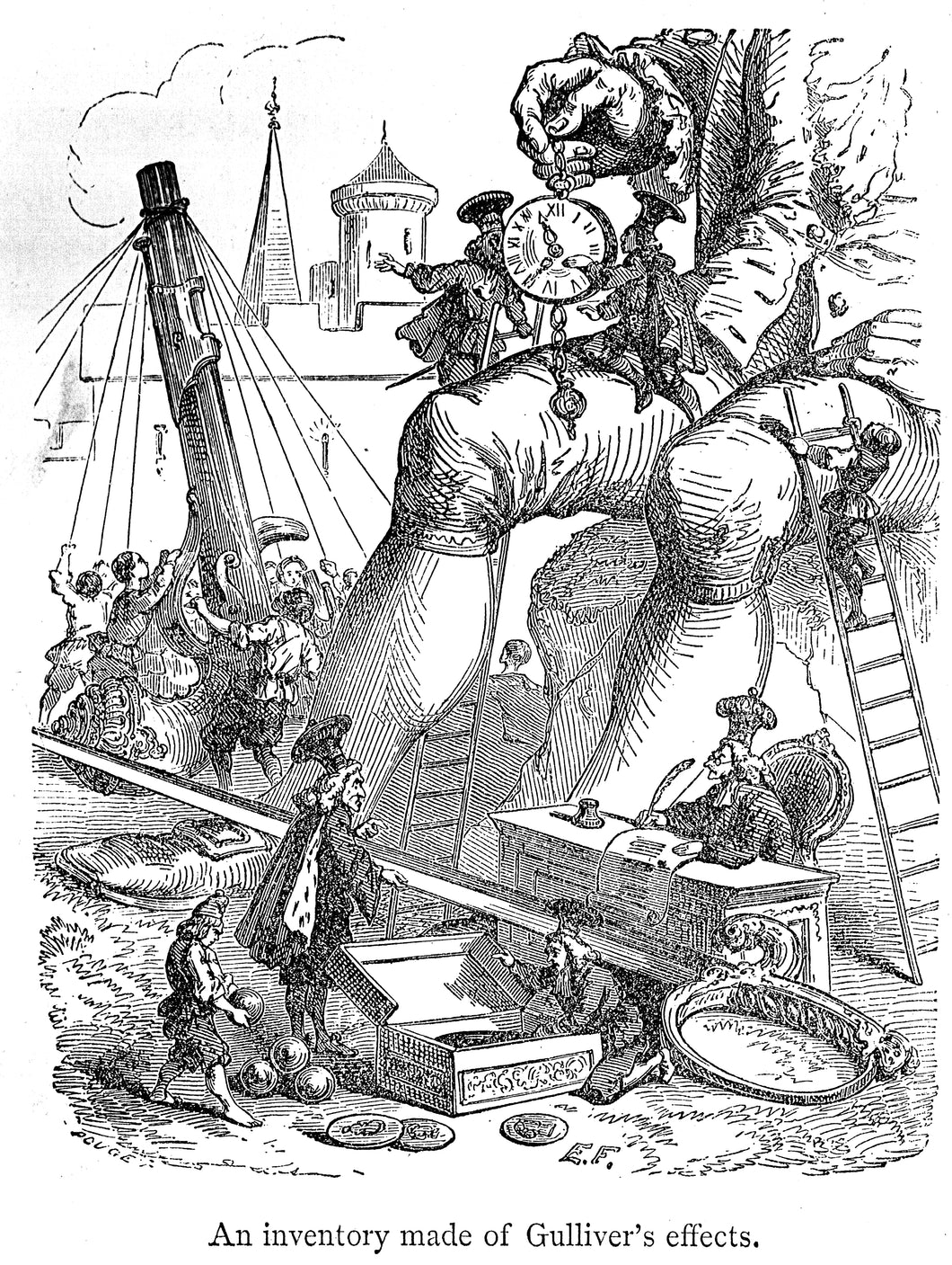Gullivers Travels 08 Art Print