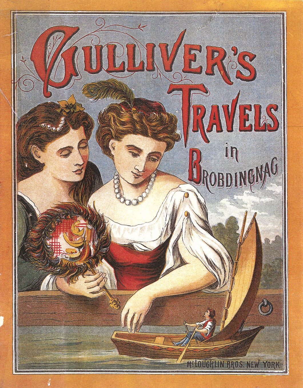 Gullivers Travels 1880 Art Print