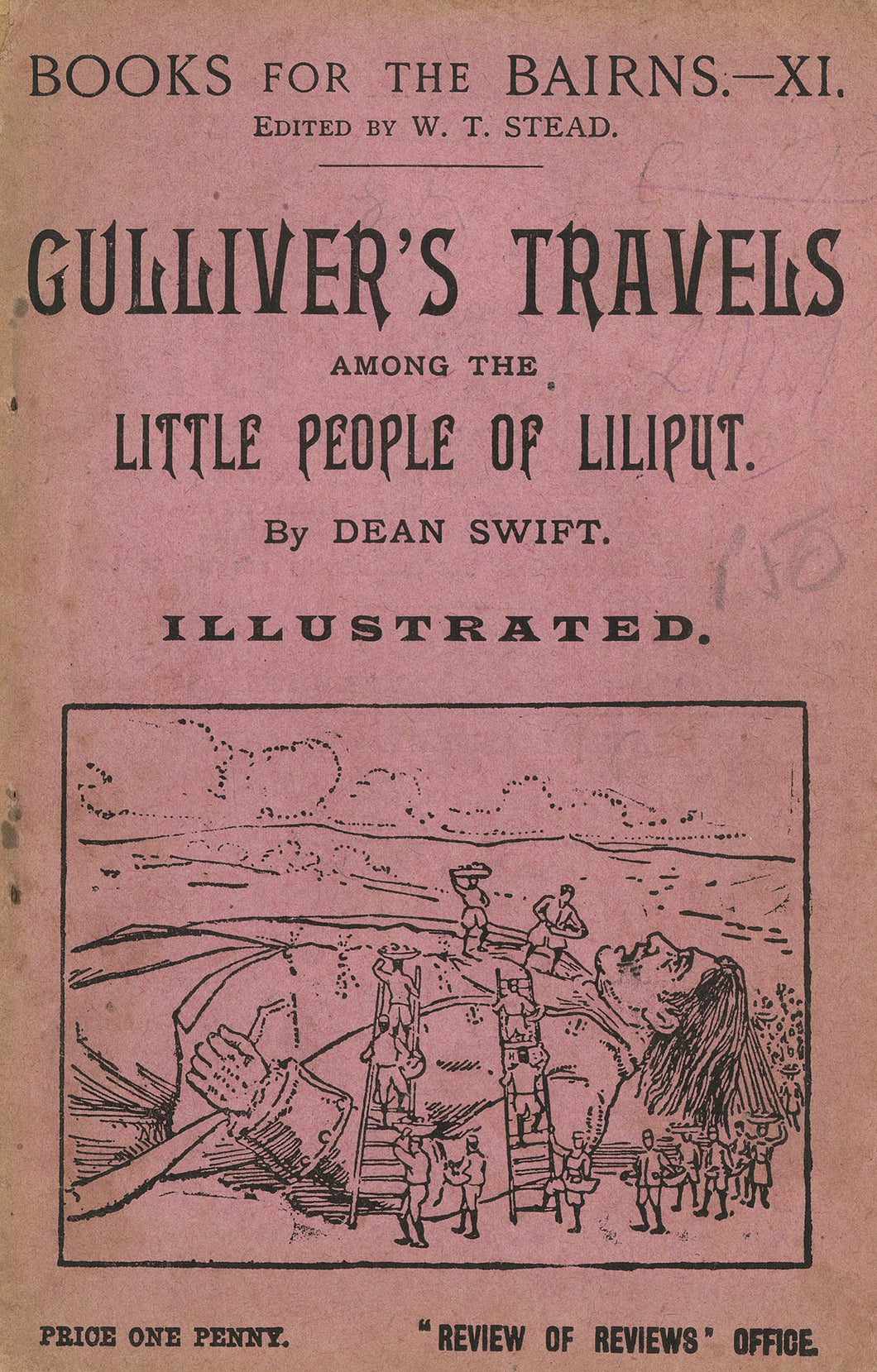 Gullivers Travels among the Little people of Liliput Art Print