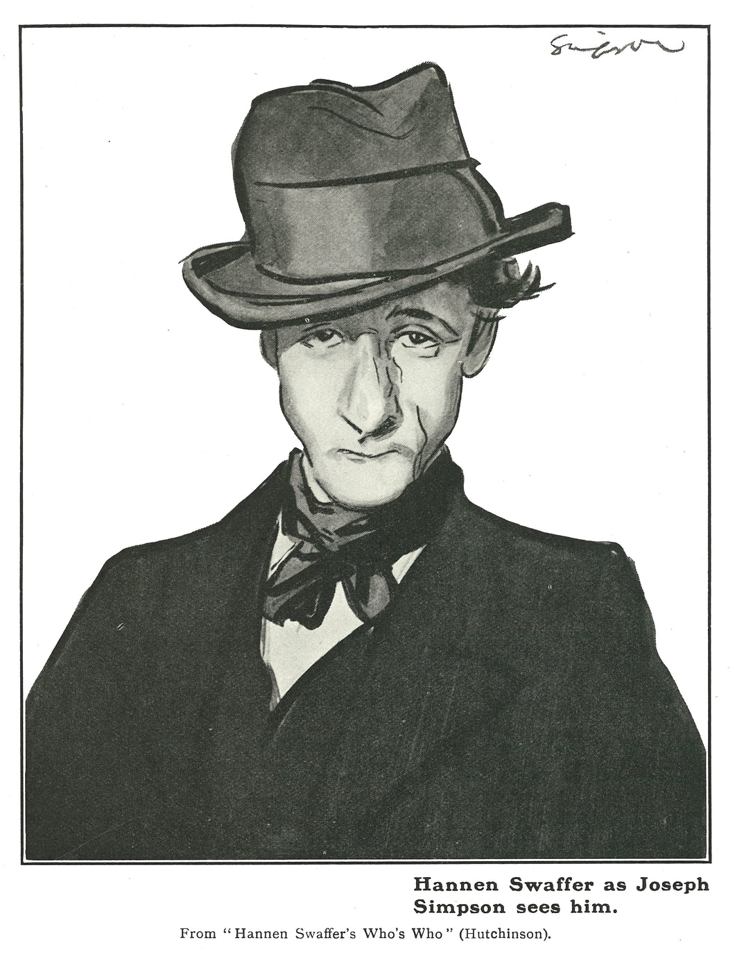 Hannen Swaffer Art Print