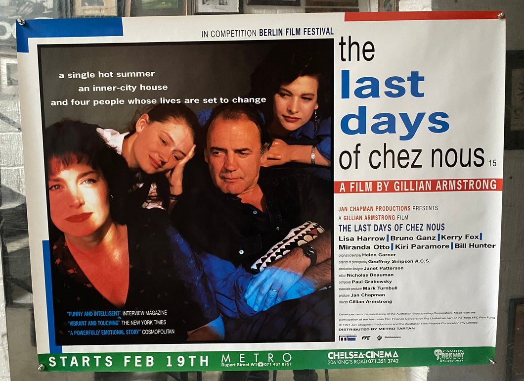 Last Days of Chez Nous, 1992