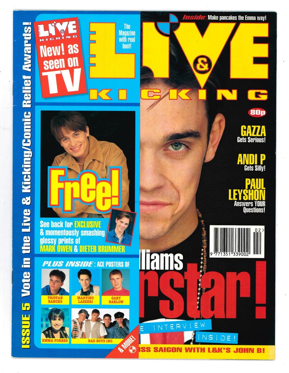 Live and Kicking No 5 Feb 1994 – Vintage Magazine Company