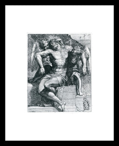 Lorenzo Sabatini The Body of Christ supported by two Angels Window Mounted Tear sheet