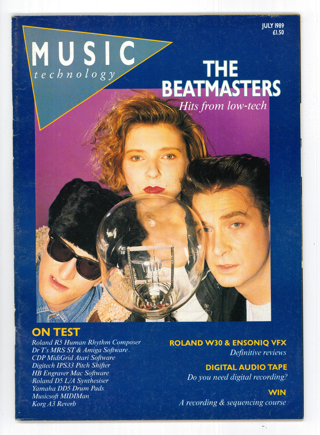 Music Technology July 1989