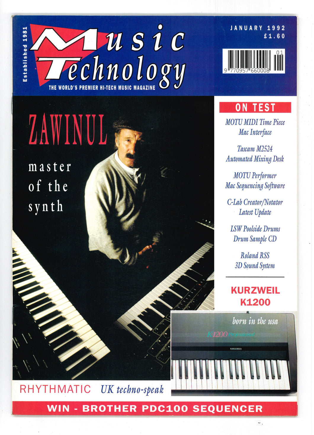 Music Technology Jan 1992