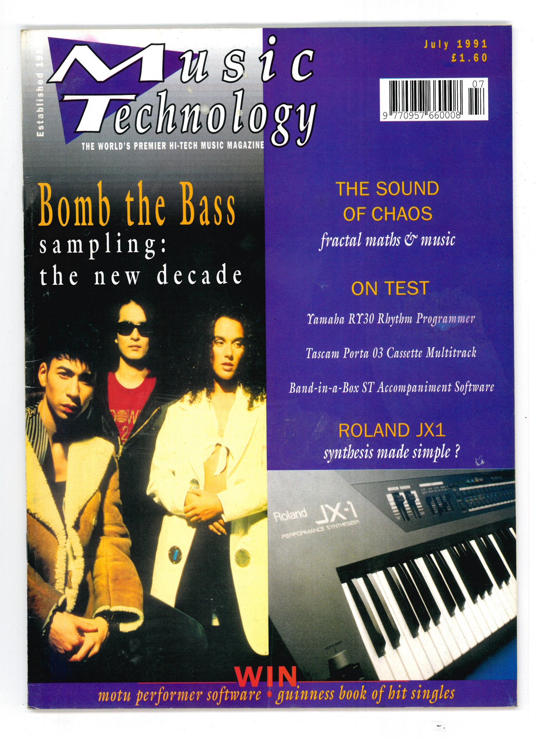 Music Technology July 1991