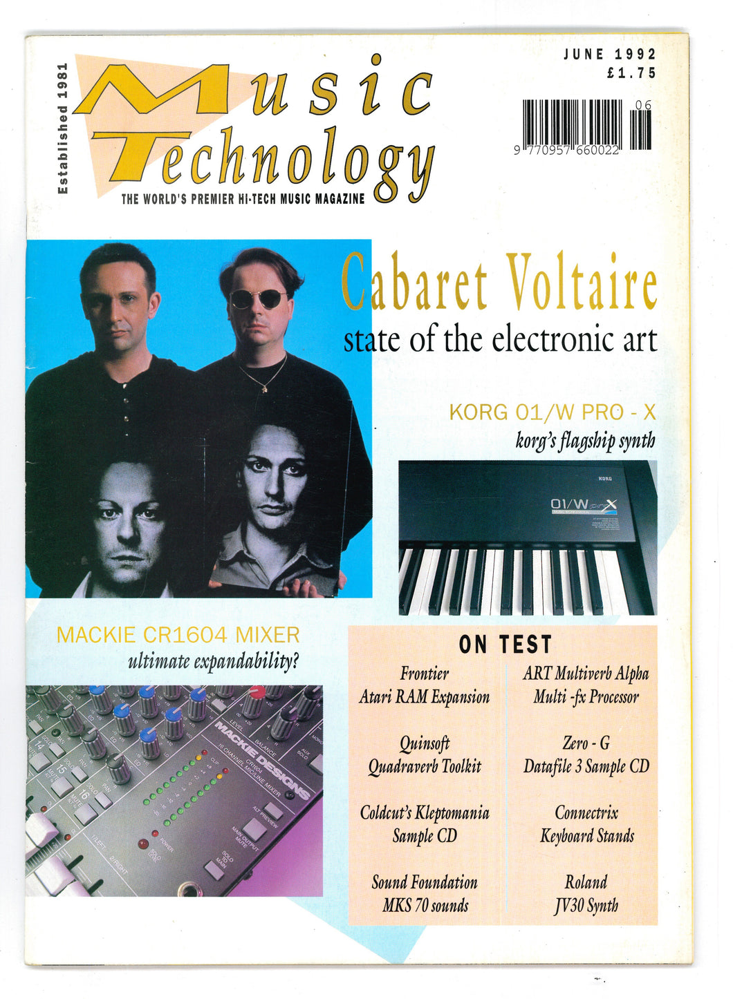 Music Technology June 1992