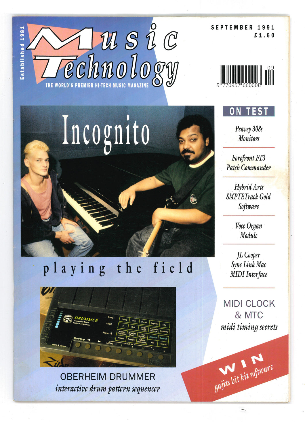 Music Technology Sept 1991