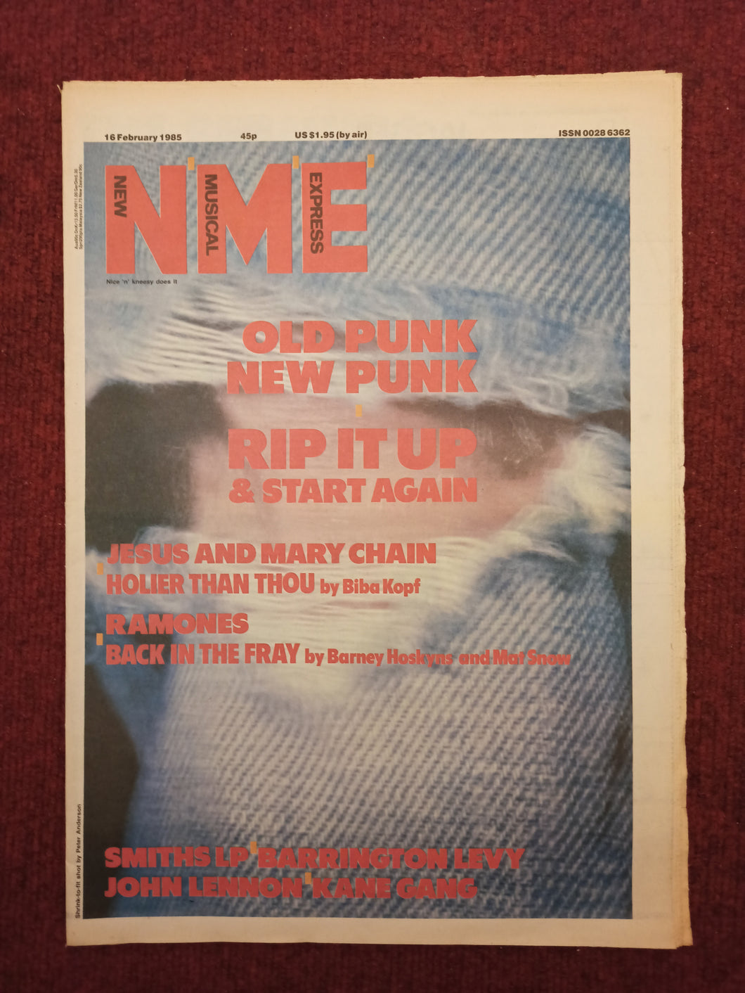 NME Feb 16 1985