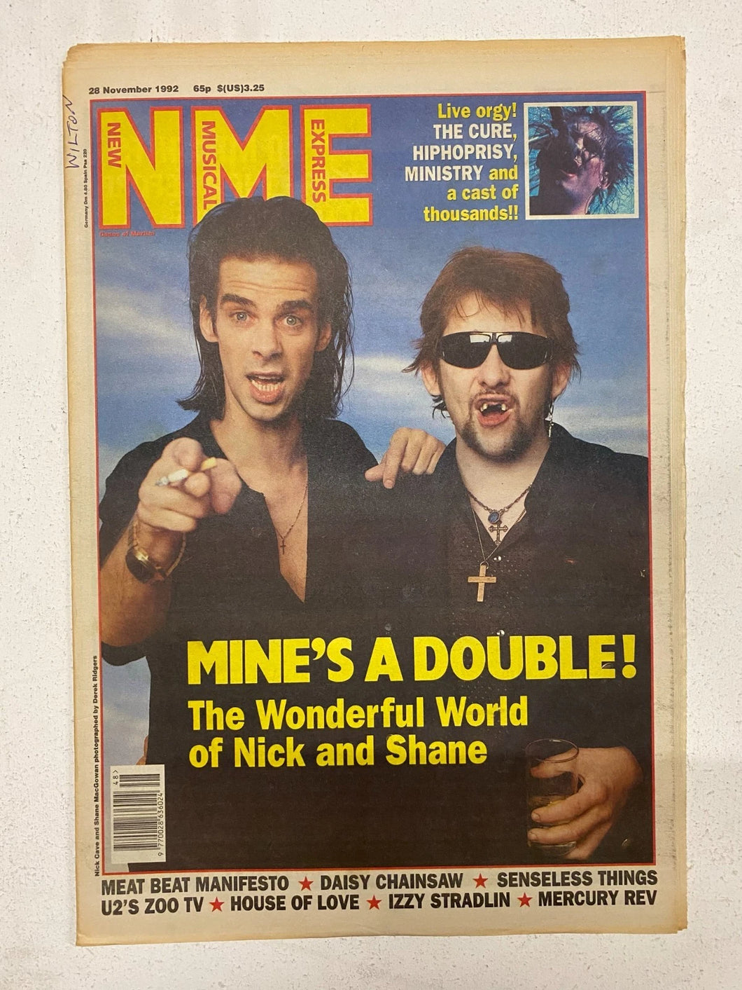 NME Nov 28 1992 – Vintage Magazine Company