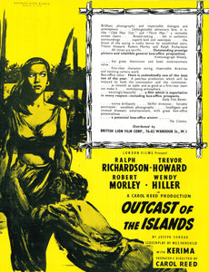 Outcast Of The Islands (B) Art Print