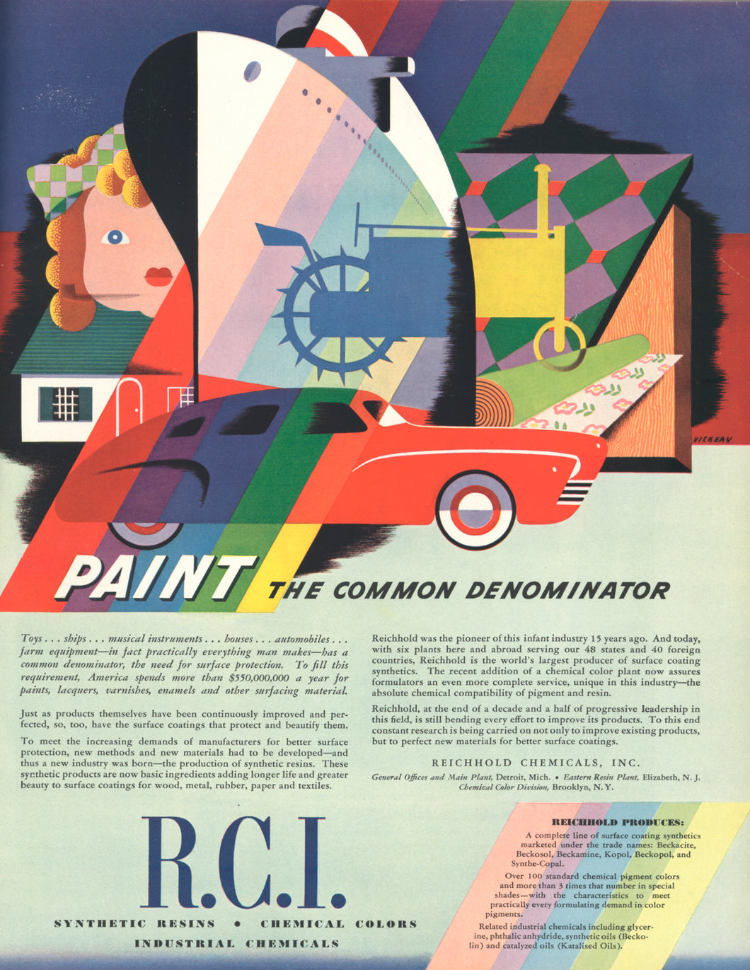 R.C.I Paint 1940 Art Print
