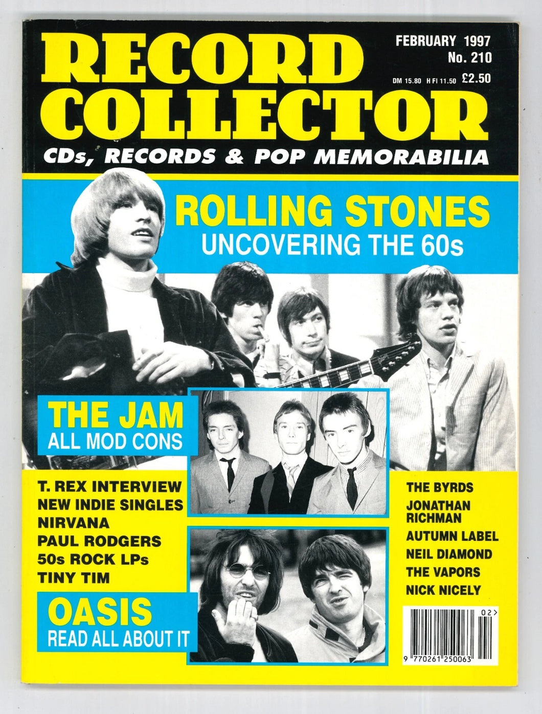 Record Collector No 210 Feb 1997 – Vintage Magazine Company
