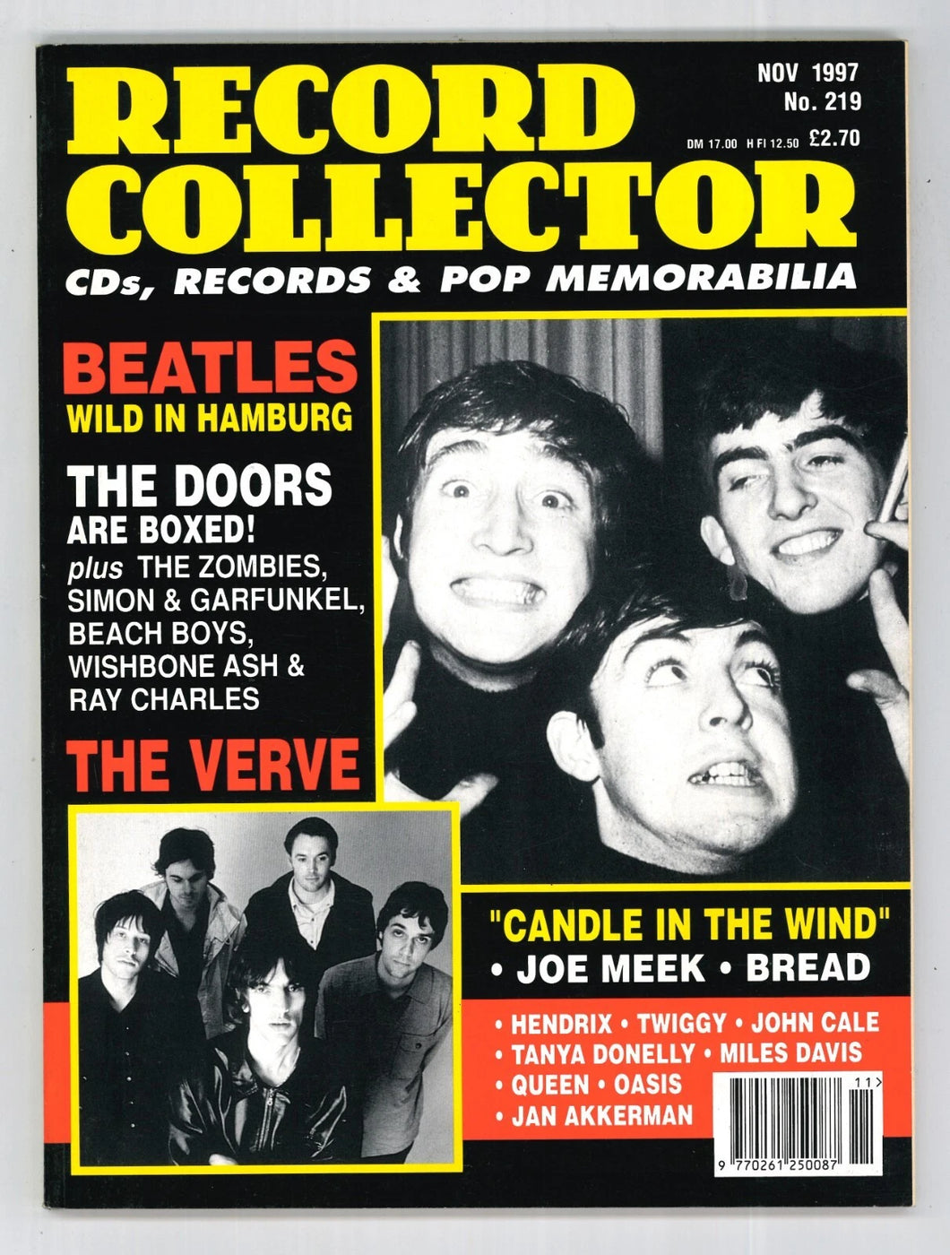Record Collector No 219 Nov 1997 – Vintage Magazine Company