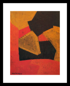 Serge Poliakoff Composition Window Mounted Tear sheet