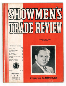 Showmens Trade Review Vol 35 No 15 Nov 1 1941