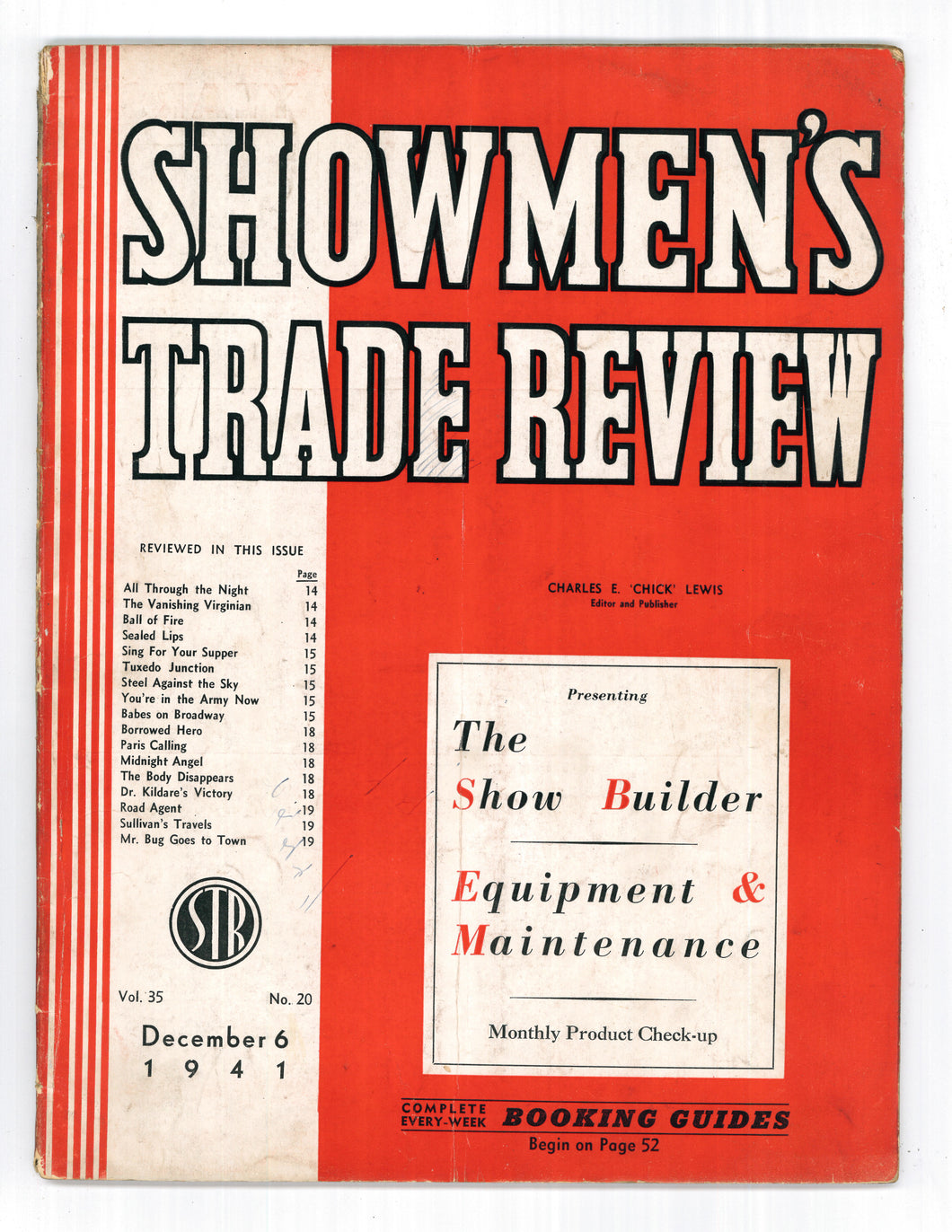 Showmens Trade Review Vol 35 No 20 Dec 6 1941
