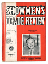 Load image into Gallery viewer, Showmens Trade Review Vol 35 No 21 Dec 13 1941
