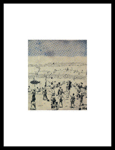 Sigmar Polke Beach Scene 1968 Window Mounted Tear sheet