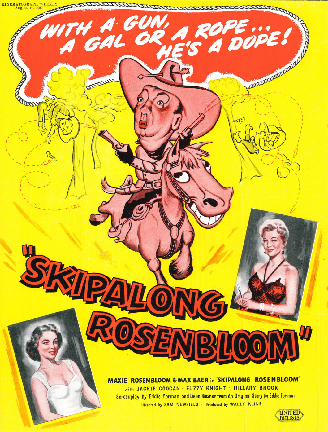 Skipalong Roseenbloom Art Print