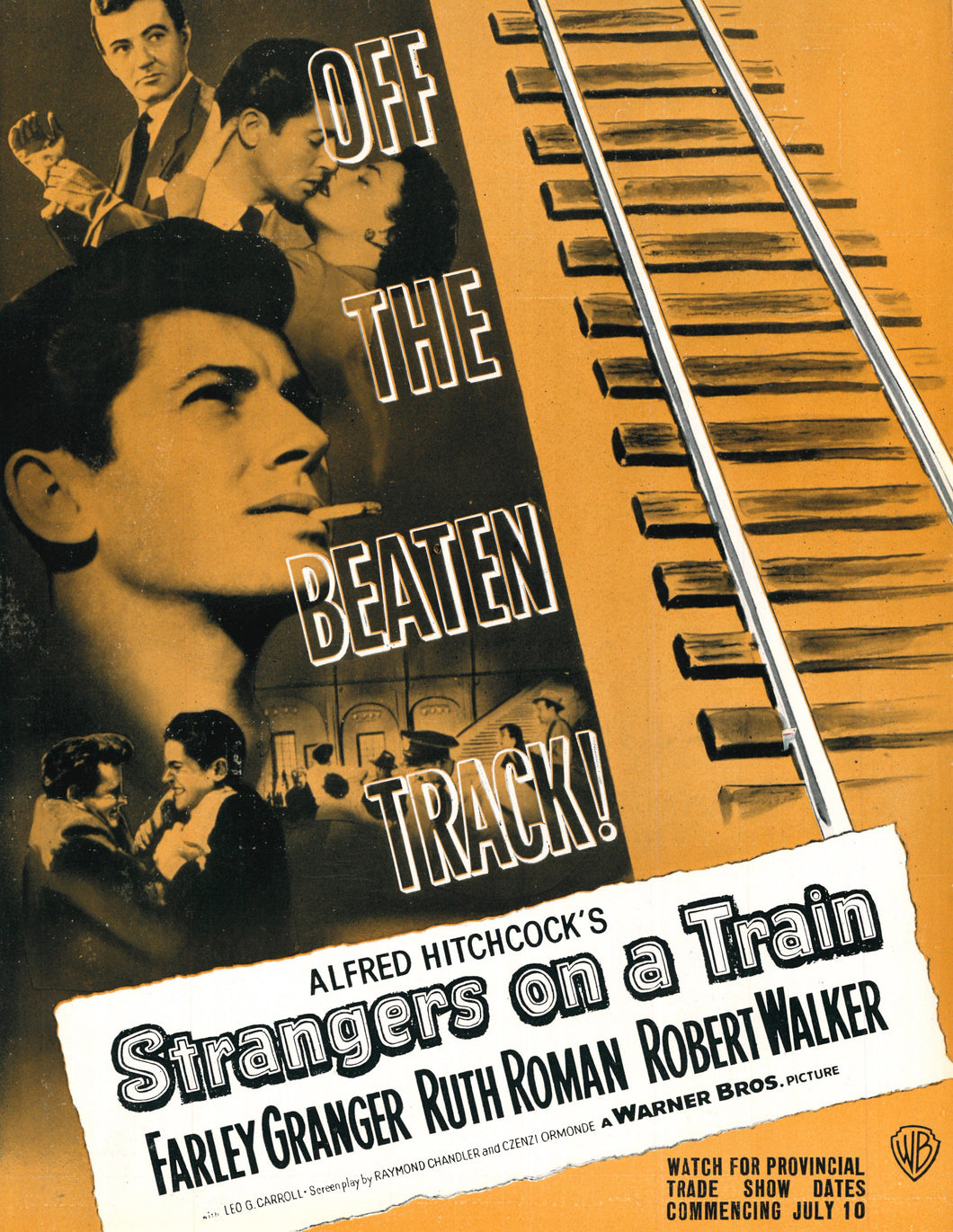 Stranger On A Train Art Print