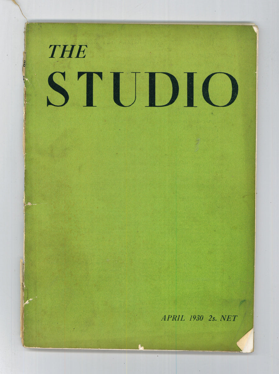 Studio April 1930 – Vintage Magazine Company