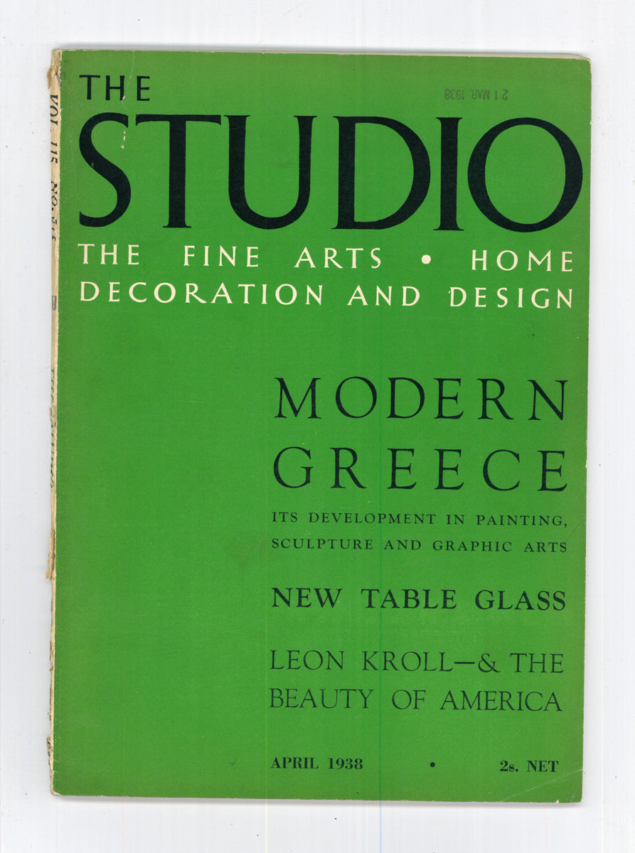 Studio April 1938 – Vintage Magazine Company