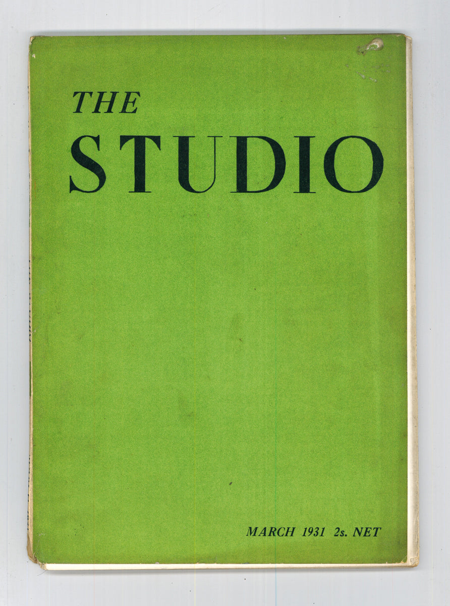 First Studio Magazine Studio March 1931 – Vintage Magazine Company